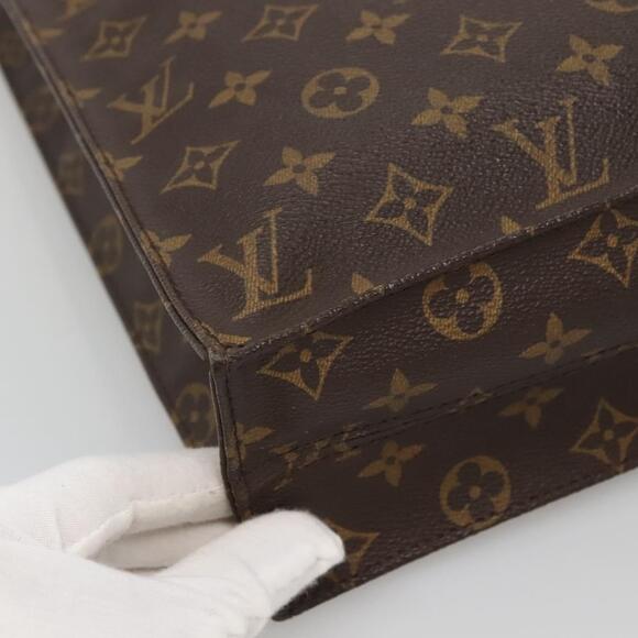 LOUIS VUITTON Monogram Sac Plat Hand Bag M51140 - Picture 11 of 16